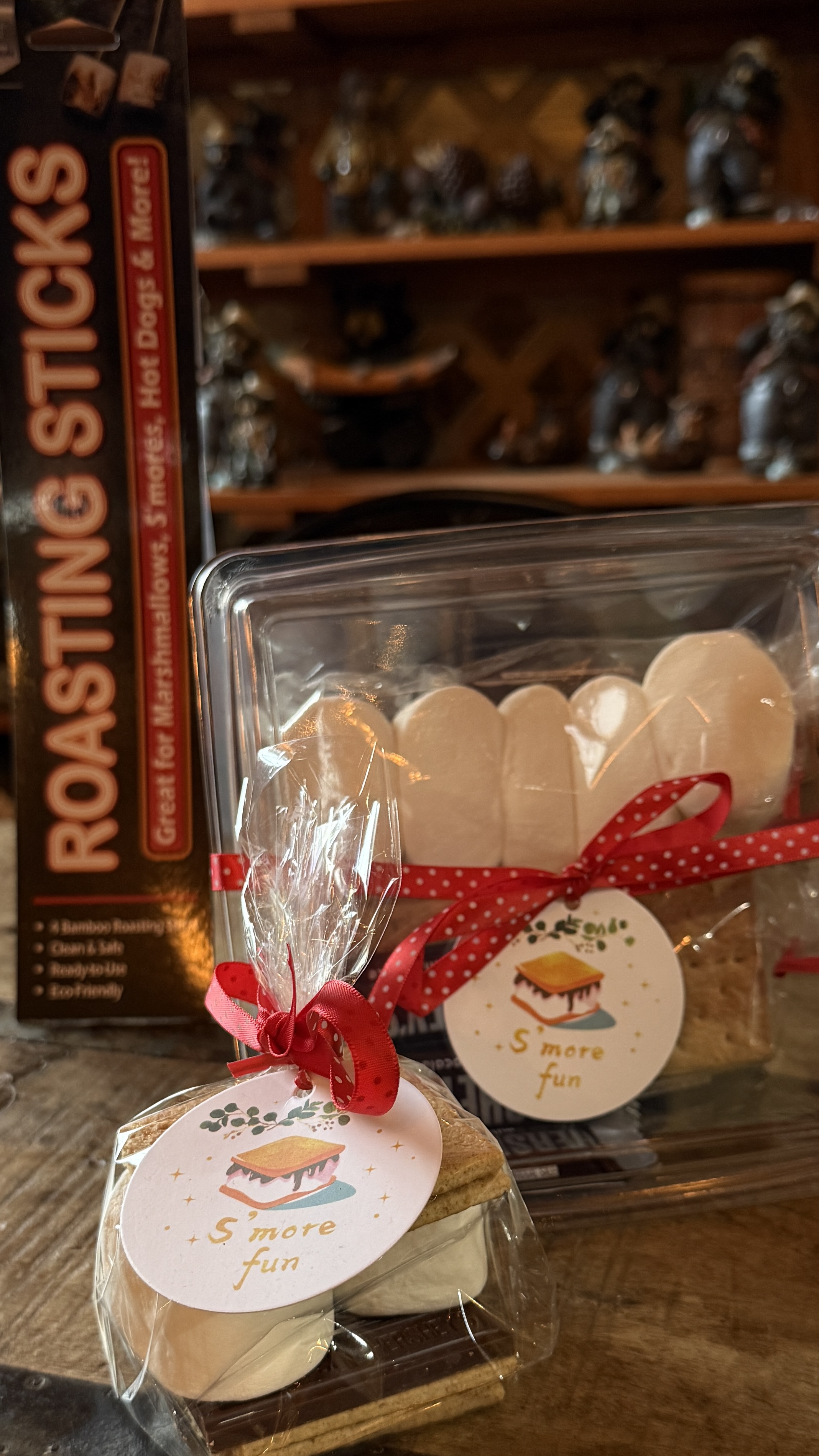 A cozy finish with s’mores kits